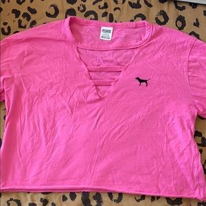 Pink Victoria Secret Crop Top